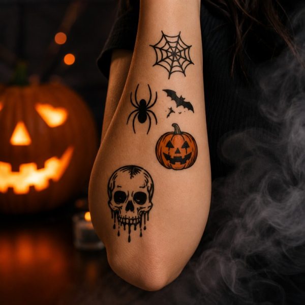 Tatuagens temporárias de halloween se tornam tendência em festas e fantasias - PromoKits